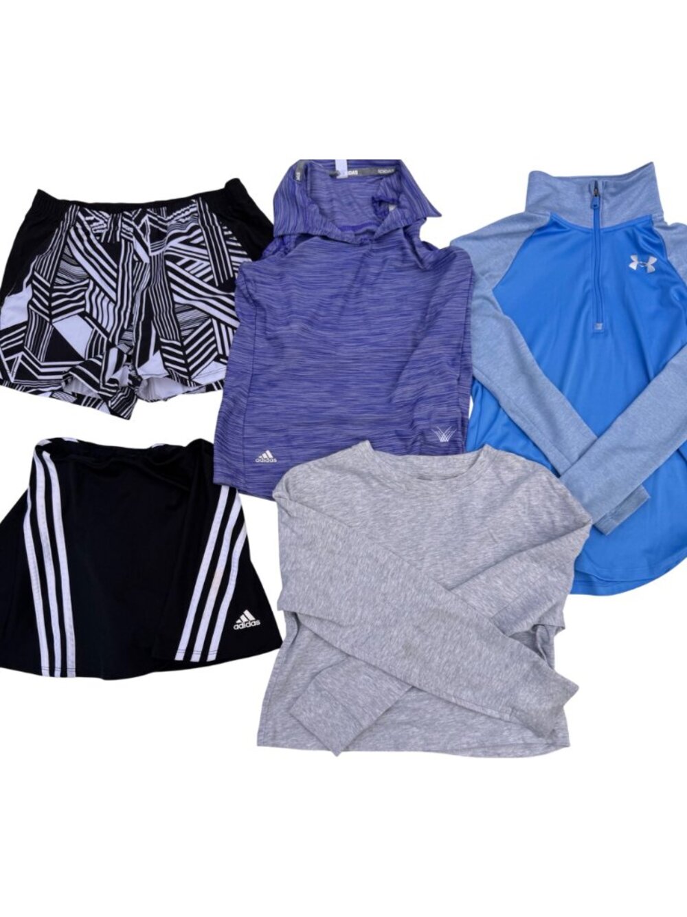 Under Armour Kid Ivivva Zella Adidas M Leggings Top Activewear Bundle School 9pc - Picture 3 of 9
